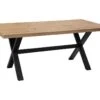 Table à Manger 180 Cm Pieds En Croix Steja Atmosphera - Naturel
