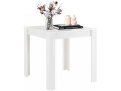 Table Lynn 80 Blanc -Mobilia Boutique table a manger 21690237