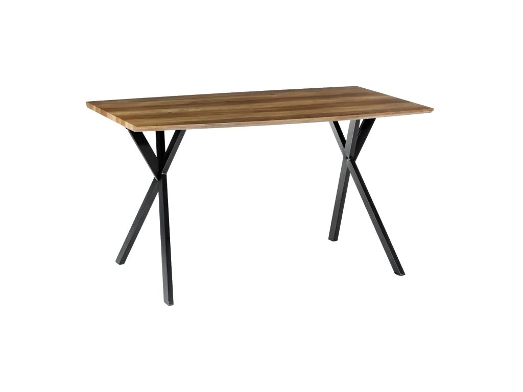 Table De Repas Rectangulaire Bois/Métal - GIDAN N°1 3 Table De Repas Rectangulaire Bois/Métal - GIDAN N°1