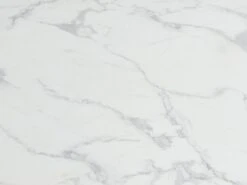 Table à Manger Extensible 6 à 10 Couverts En MDF Et Métal - Effet Marbre Blanc Et Noir - CATONAV -Mobilia Boutique table a manger 22039295