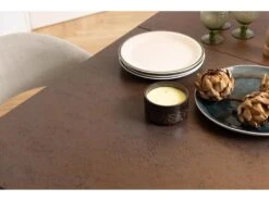 Irwine Table De Salle à Manger 90x168/210cm Avec 1 Plateau Supplémentaires Marron. -Mobilia Boutique table a manger 22047045