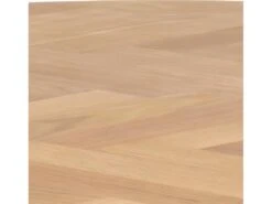 Nagano Table De Salle à Manger Ø120 Cm, Motif Chevrons De Chêne. -Mobilia Boutique table a manger 22047219