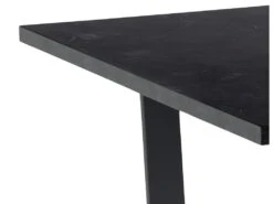 Amble Table De Salle à Manger, Impression Marbre Noir. -Mobilia Boutique table a manger 22047253