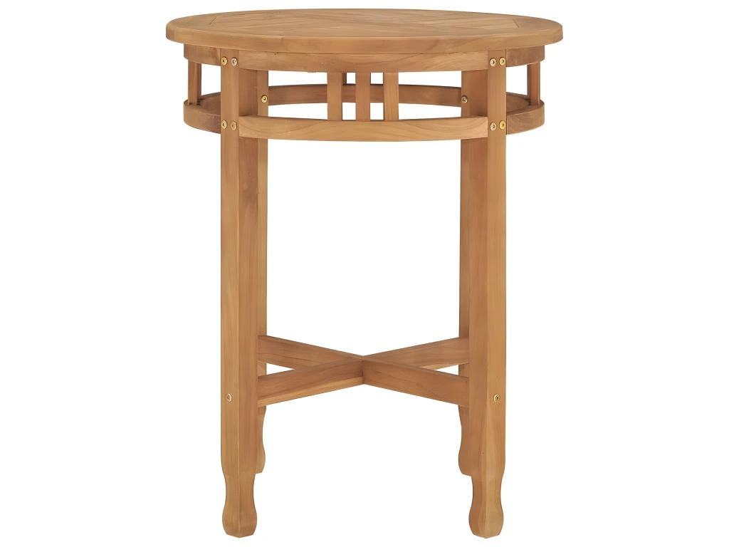 Table De Bistro Ø60x60 Cm Bois De Teck Solide 5 Table De Bistro Ø60x60 Cm Bois De Teck Solide – Image 3