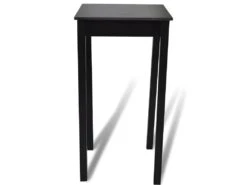Table De Bar Noir MDF 55 X 55 X 107 Cm 8 Table De Bar Noir MDF 55 X 55 X 107 Cm -Mobilia Boutique table a manger 22070601