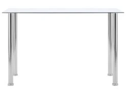 Table à Dîner Transparent 120x60x75 Cm Verre Trempé -Mobilia Boutique table a manger 22070813