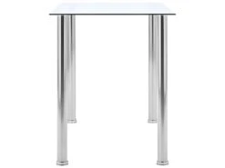 Table à Dîner Transparent 120x60x75 Cm Verre Trempé -Mobilia Boutique table a manger 22070815