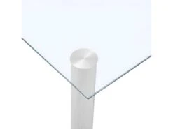 Table à Dîner Transparent 120x60x75 Cm Verre Trempé -Mobilia Boutique table a manger 22070817