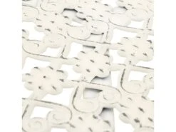 Table De Bistro Style Vintage Ronde Métal 40 X 70 Cm Blanc -Mobilia Boutique table a manger 22070939