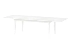 Venedig Table De Salle à Manger Avec 2 Plateaux Supplémentaires, Blancs.