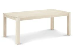 Veneto Table De Salle à Manger 90x180 Cm, Finition Chêne Délavé Blanc.Avec De La Place Pour 2 Extensions, Finition Chêne Délavé Blanc.
