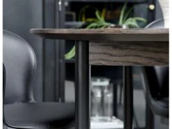 Latina Table De Salle à Manger Diamètre 120 Cm, Finition Chêne Espresso. -Mobilia Boutique table a manger 22115127