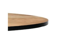 Table De Repas Ovale Bicolore Bois Brut/Métal - VIVALY -Mobilia Boutique table a manger 22267335