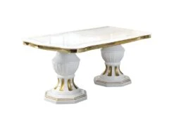 Table De Repas Ovale Avec Allonge - ADELE - Table De Repas : L 185/230 X L 105 X H 75 Cm -Mobilia Boutique table a manger 22365611
