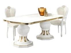 Table De Repas Ovale Avec Allonge - ADELE - Table De Repas : L 185/230 X L 105 X H 75 Cm -Mobilia Boutique table a manger 22365613