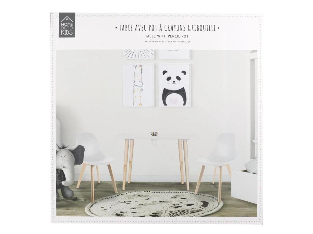 Table Enfant En Bois Avec Pot à Crayons Gribouille 7 Table Enfant En Bois Avec Pot à Crayons Gribouille – Image 5