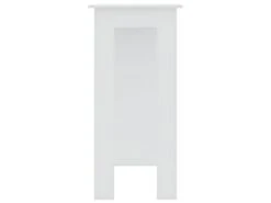 Table De Bar Avec étagère Blanc 102x50x103,5 Cm Aggloméré -Mobilia Boutique table a manger 22411451