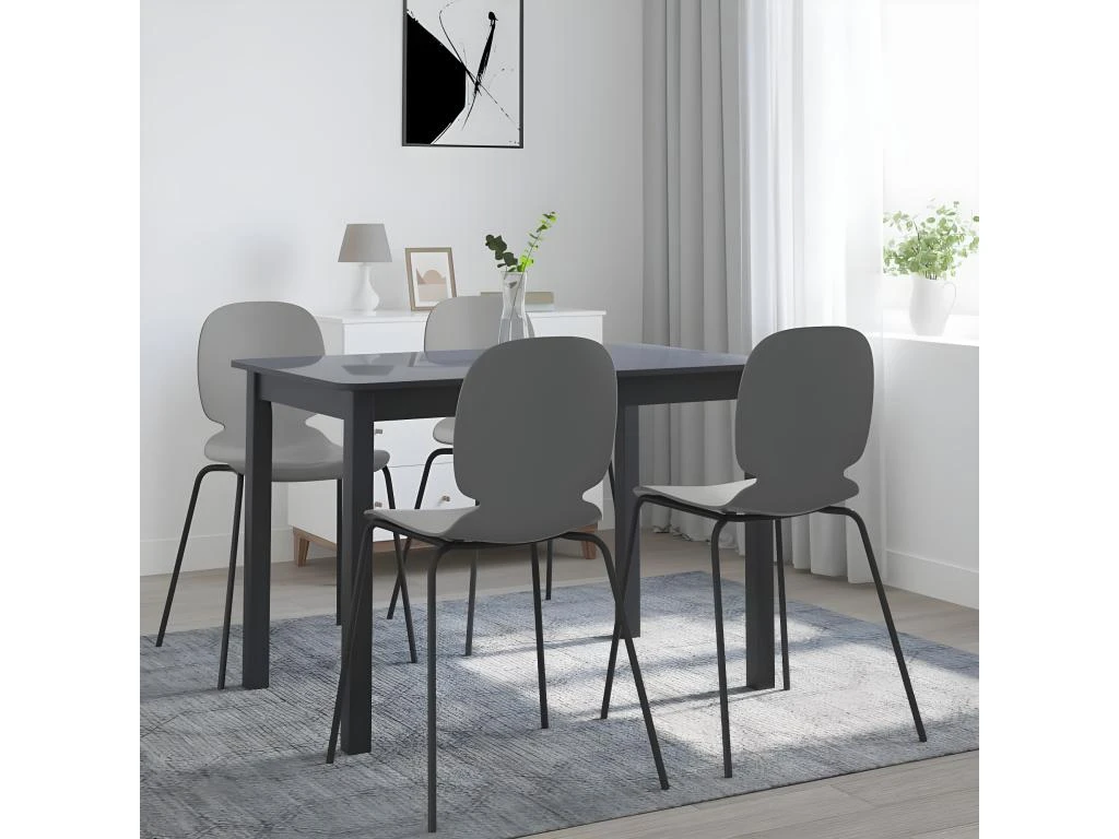 Table De Salle à Manger Noir 114x71x75 Cm Bois D'hévéa Massif 3 Table De Salle à Manger Noir 114x71x75 Cm Bois D'hévéa Massif