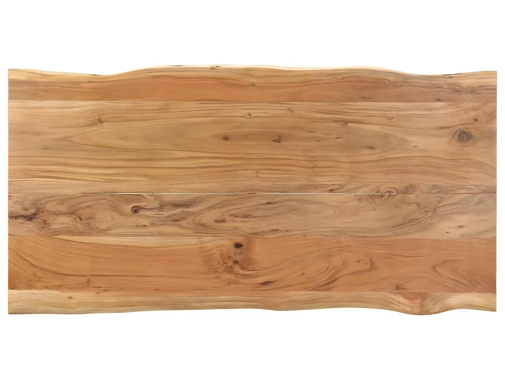 Table De Salle à Manger 140x70x76 Cm Bois D'acacia Solide 6 Table De Salle à Manger 140x70x76 Cm Bois D'acacia Solide – Image 4