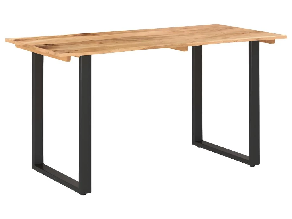Table De Salle à Manger 140x70x76 Cm Bois D'acacia Solide 10 Table De Salle à Manger 140x70x76 Cm Bois D'acacia Solide – Image 8