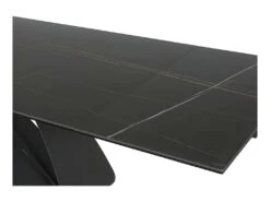 Table à Manger Design Extensible 160-240 X 90 X 76 Cm - Noir Mat -Mobilia Boutique table a manger 22731495