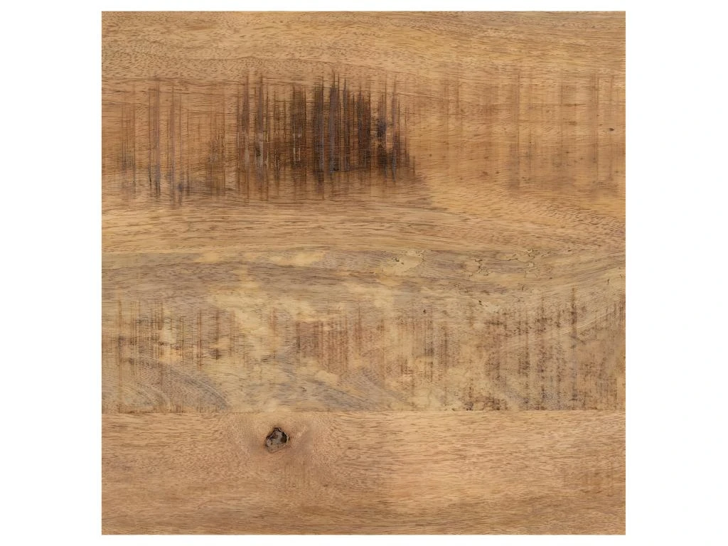 Table De Repas Ronde 140 Cm Bois Brut/Noir - AMANDIA 7 Table De Repas Ronde 140 Cm Bois Brut/Noir - AMANDIA – Image 5