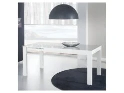 Table De Repas à Allonges Blanche - TOVA -Mobilia Boutique table a manger 22993205