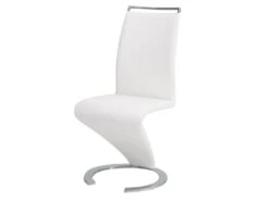 Ensemble Table NOAMI + 4 Chaises TWIZY - Blanc Et Gris -Mobilia Boutique table a manger 299735