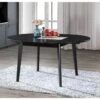 Table Ovale Extensible TIFFANY - 4 à 6 Couverts - Hêtre Massif - Wengé -Mobilia Boutique table a manger 323829