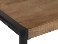 Table à Manger HARLEM - 6 Couverts - Bois De Manguier & Métal -Mobilia Boutique table a manger 342557