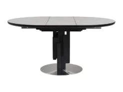 Table à Manger Extensible KALEA - 4 à 6 Couverts - MDF Et Métal - Gris -Mobilia Boutique table a manger 356921