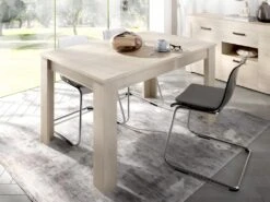 Table à Manger Extensible BALKIS - Coloris : Chêne -Mobilia Boutique table a manger 382269