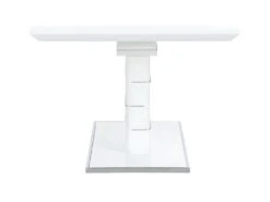 Table à Manger Extensible AMELLE - 6 à 8 Couverts - MDF Laqué Blanc -Mobilia Boutique table a manger 384991