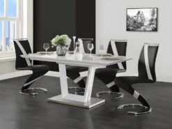 Table à Manger Extensible ALIA - 6 à 8 Couverts - MDF Laqué - Blanc 15 Table à Manger Extensible ALIA - 6 à 8 Couverts - MDF Laqué - Blanc -Mobilia Boutique table a manger 385723