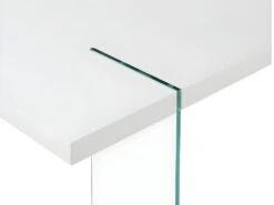 Table à Manger PAVIN - 6 Couverts - Verre Trempé Et MDF - Coloris : Blanc 11 Table à Manger PAVIN - 6 Couverts - Verre Trempé Et MDF - Coloris : Blanc -Mobilia Boutique table a manger 399027