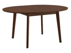 Ensemble Table + 4 Chaises TIFFANY - Hêtre Massif - Noyer -Mobilia Boutique table a manger 444485