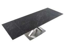 Table à Manger Extensible THYLIA - 6 à 8 Couverts - Céramique Et Métal - Effet Marbre Noir 20 Table à Manger Extensible THYLIA - 6 à 8 Couverts - Céramique Et Métal - Effet Marbre Noir -Mobilia Boutique table a manger 448633