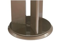 Table à Manger 4 Couverts En Céramique Et MDF - Effet Marbre Blanc Et Taupe Laqué - GOULBURN -Mobilia Boutique table a manger 7169823