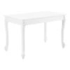 Table De Salle à Manger Rectangulaire Design élégant Pour 4 Personnes MDF Plastique 116 X 66 X 76 Cm Blanc 03_0006265 -Mobilia Boutique table a manger 8943213