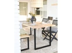 Table à Manger Zocco Naturelle Et Noir 180x80cm 12 Table à Manger Zocco Naturelle Et Noir 180x80cm -Mobilia Boutique table a manger 8943271