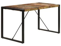 Table De Salon Salle à Manger Design 140 Cm Bois De Récupération Massif 0902148 -Mobilia Boutique table a manger 8943487