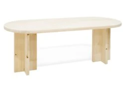 Table De Salle à Manger Tokyo Naturel 160cm -Mobilia Boutique table a manger 8943591