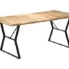 Table De Salon Salle à Manger Design 180 Cm Bois De Manguier Massif 0902284 -Mobilia Boutique table a manger 8943891