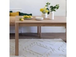 Table à Manger 160x80 Bois Arty Atmosphera - Naturel Clair -Mobilia Boutique table a manger 8943957