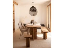 Table De Salle à Manger Tokyo Chêne Foncé 200cm -Mobilia Boutique table a manger 8944083