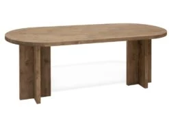 Table De Salle à Manger Tokyo Chêne Foncé 200cm -Mobilia Boutique table a manger 8944085