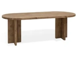 Table De Salle à Manger Tokyo Chêne Foncé 200cm -Mobilia Boutique table a manger 8944087