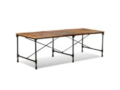 Table De Salon Salle à Manger Design Bois De Récupération Massif 240 Cm 0902187 8 Table De Salon Salle à Manger Design Bois De Récupération Massif 240 Cm 0902187 -Mobilia Boutique table a manger 8944107