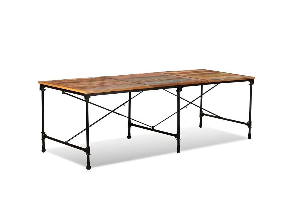 Table De Salon Salle à Manger Design Bois De Récupération Massif 240 Cm 0902187 4 Table De Salon Salle à Manger Design Bois De Récupération Massif 240 Cm 0902187 – Image 2