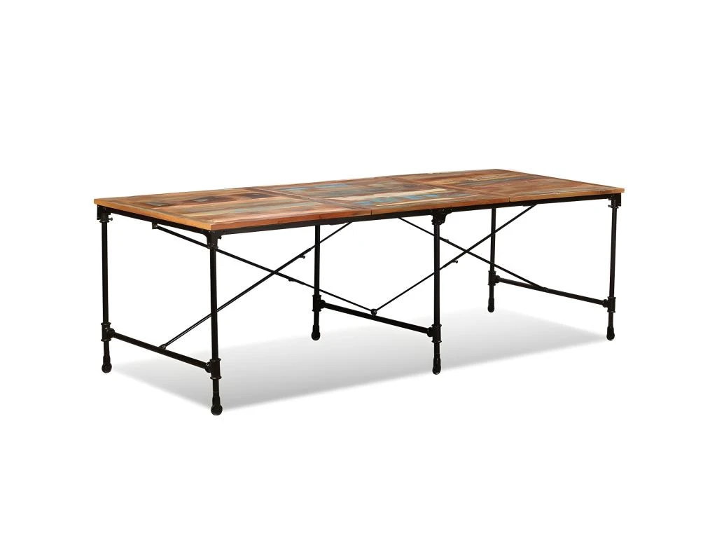 Table De Salon Salle à Manger Design Bois De Récupération Massif 240 Cm 0902187 7 Table De Salon Salle à Manger Design Bois De Récupération Massif 240 Cm 0902187 – Image 5